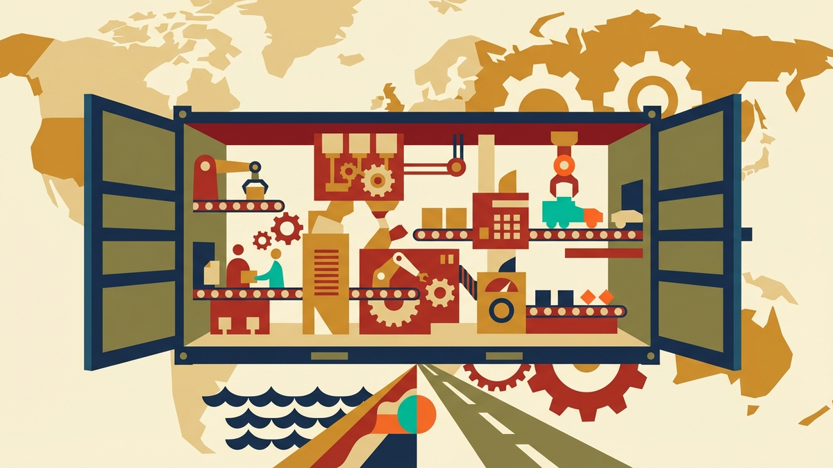 Editorial illustration for The Arsenal and the Container: How Shared Infrastructure Always Wins