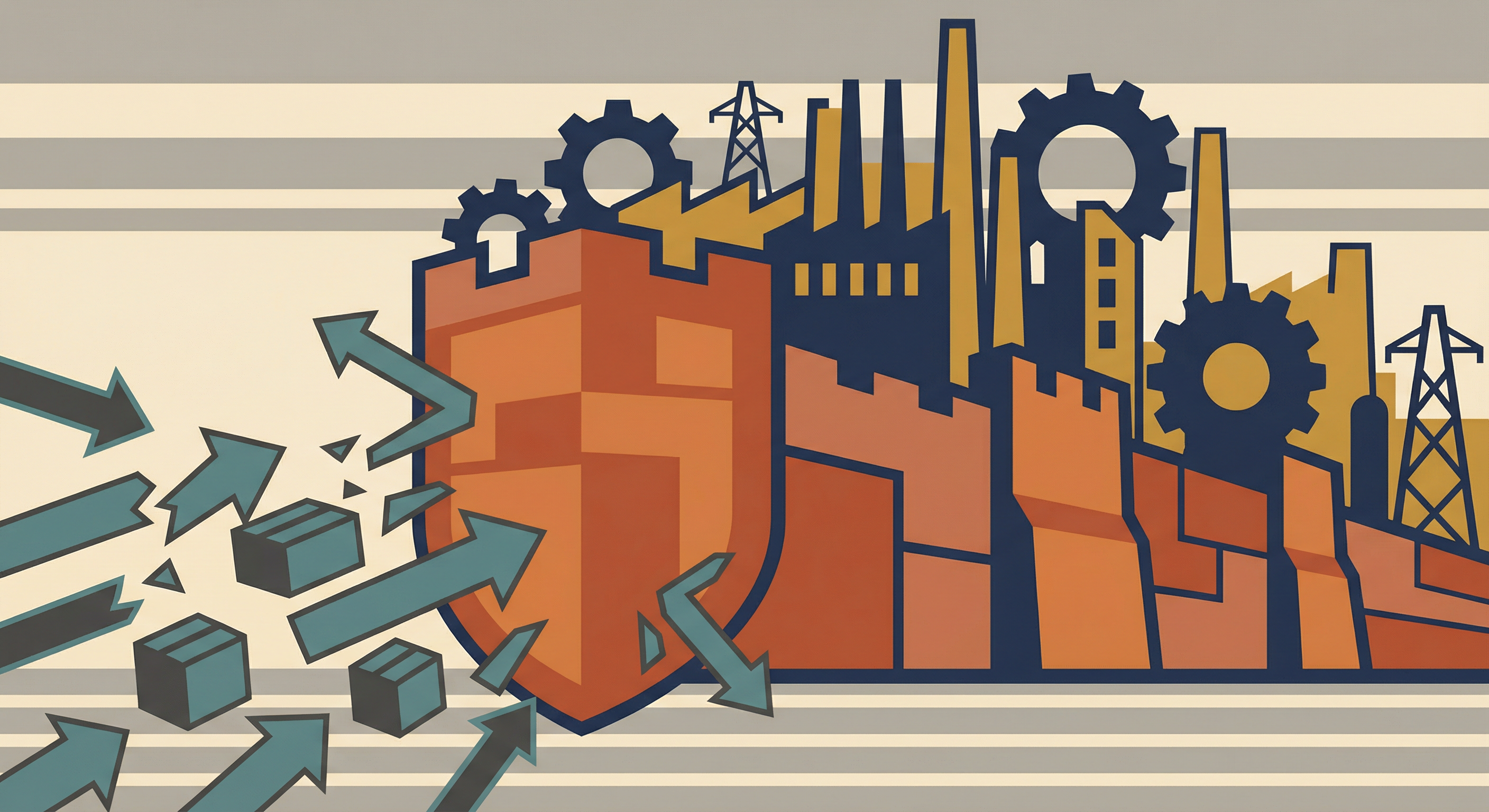 Editorial illustration for The Ladder and the Lie: Why Every Great Economy Was Built on Tariffs and Free Trade Only Serves the Already Dominant