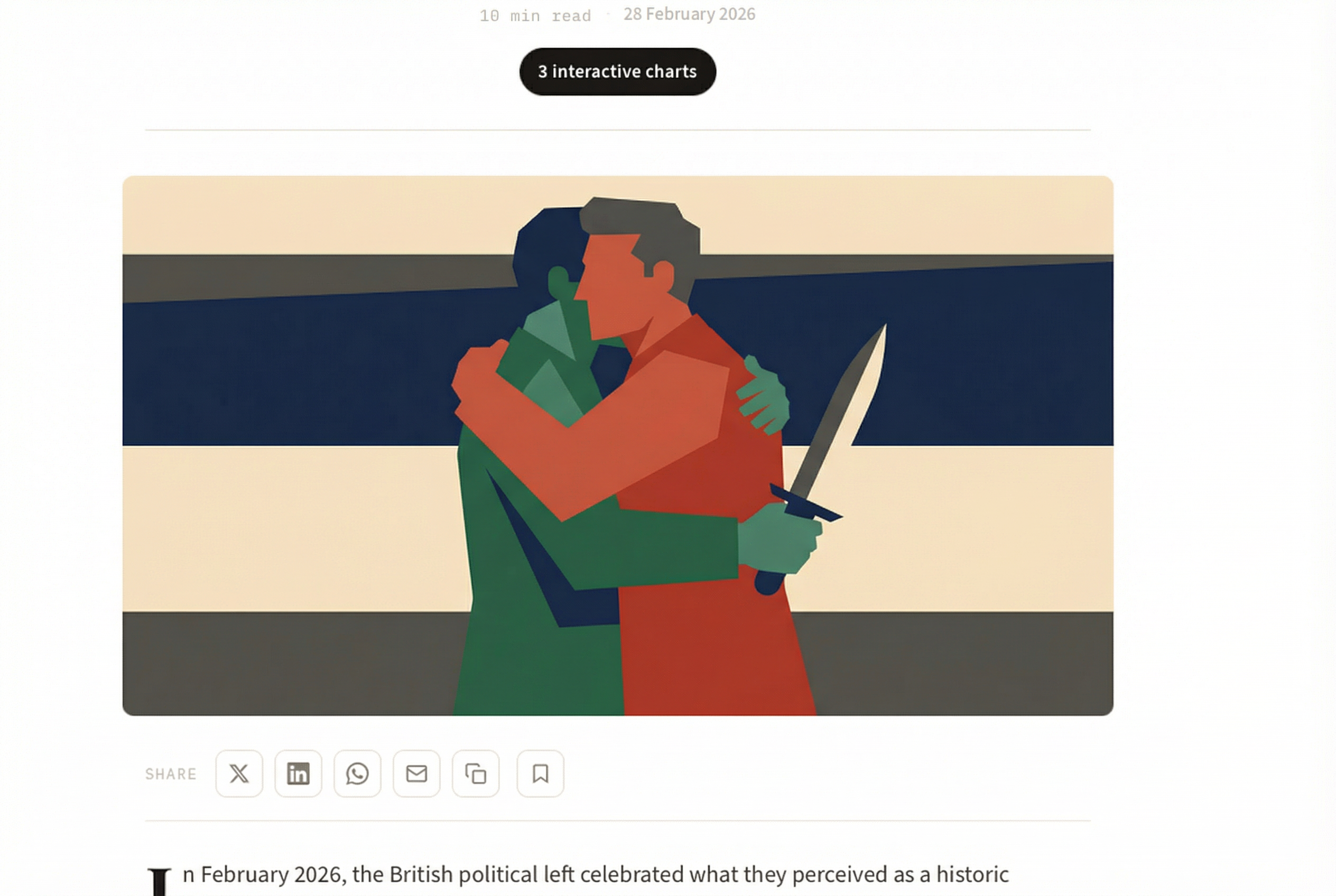 Editorial illustration for The Useful Idiots: Why Every Alliance Between the Left and Islamism Ends the Same Way